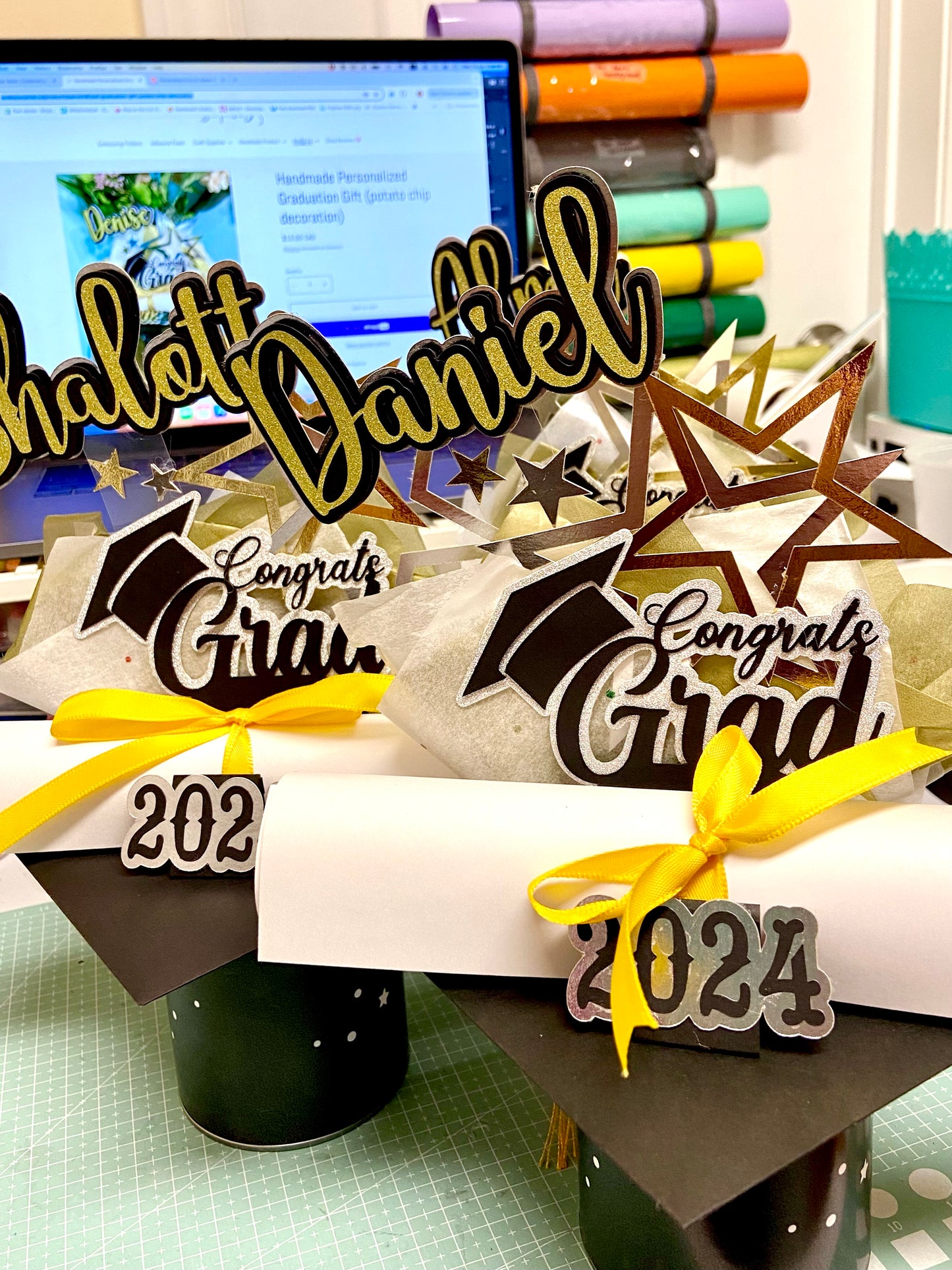 Handmade Personalized Graduation Gift (an edible decoration)