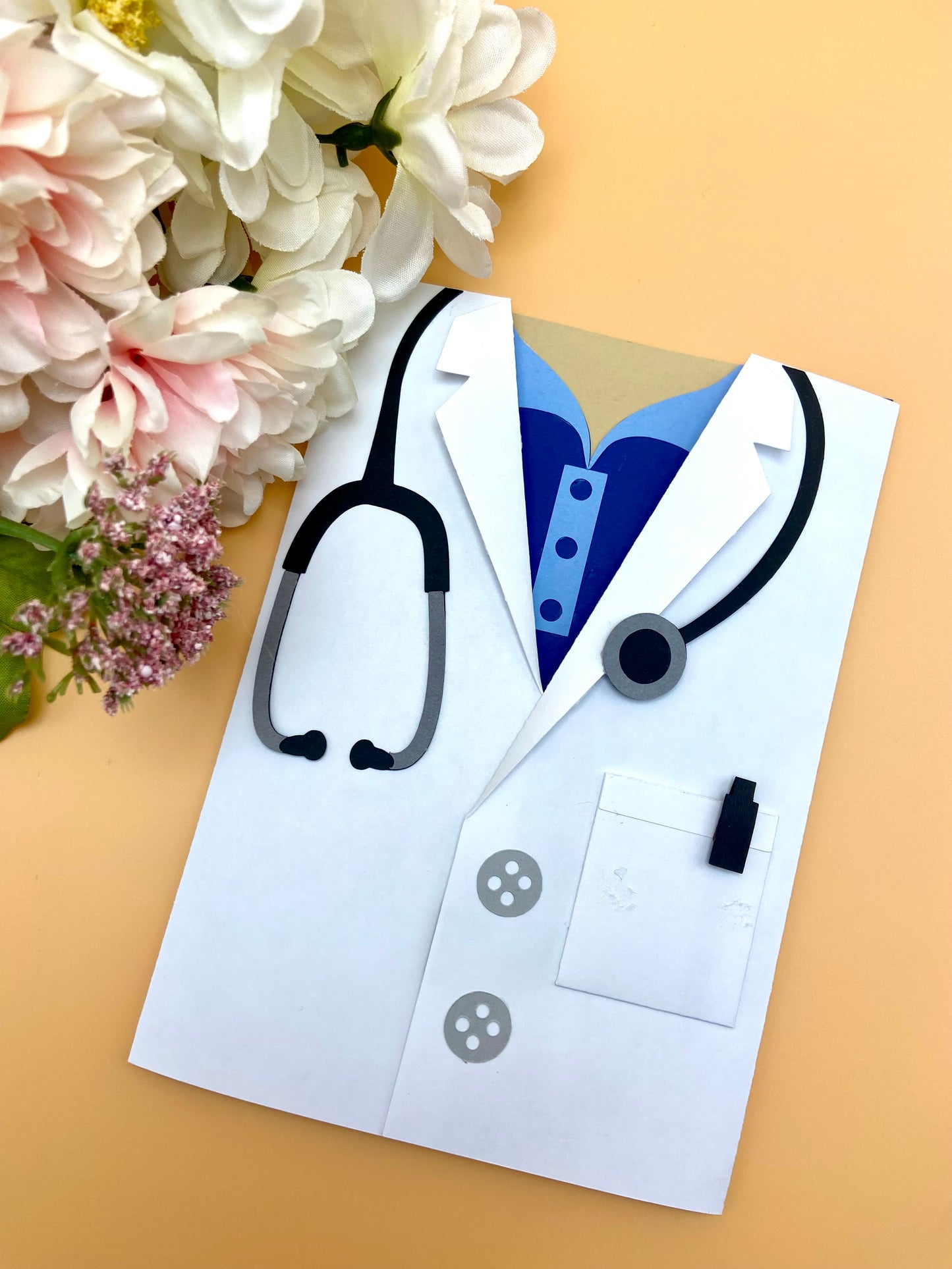 Handmade Personalized Doctor Card