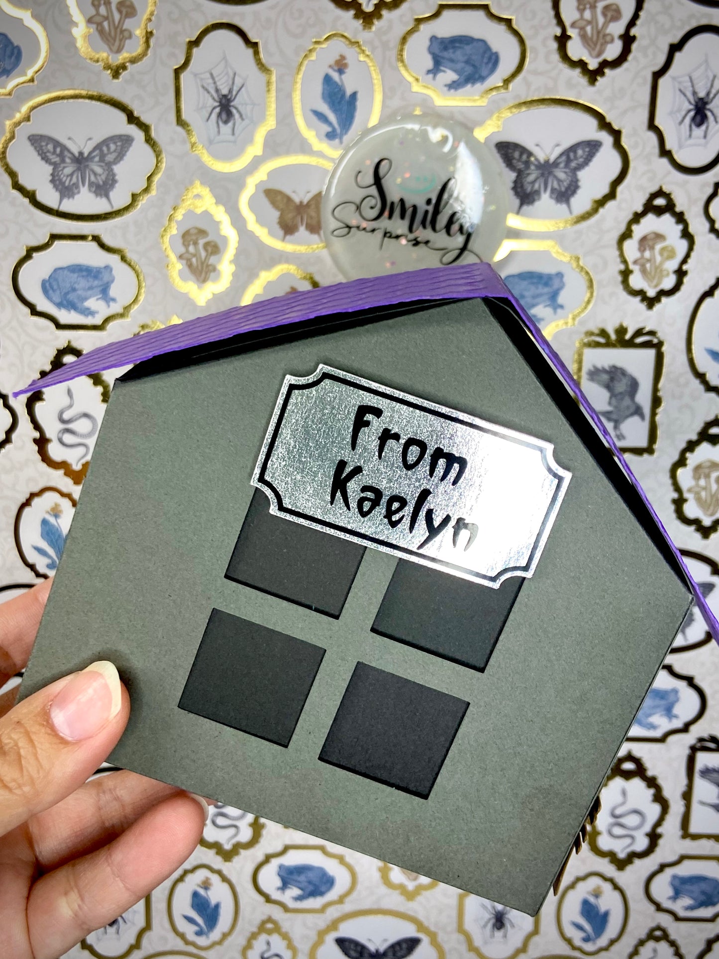 Handmade Halloween Personalized Haunted House