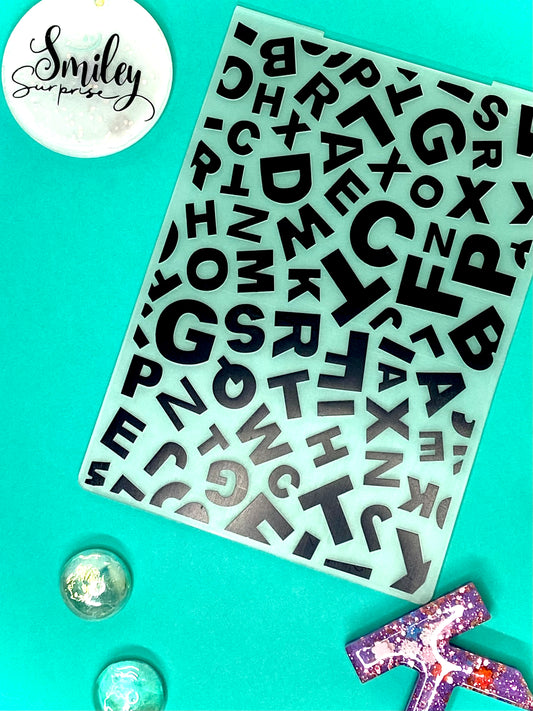 Embossing folders AX-Alphabet