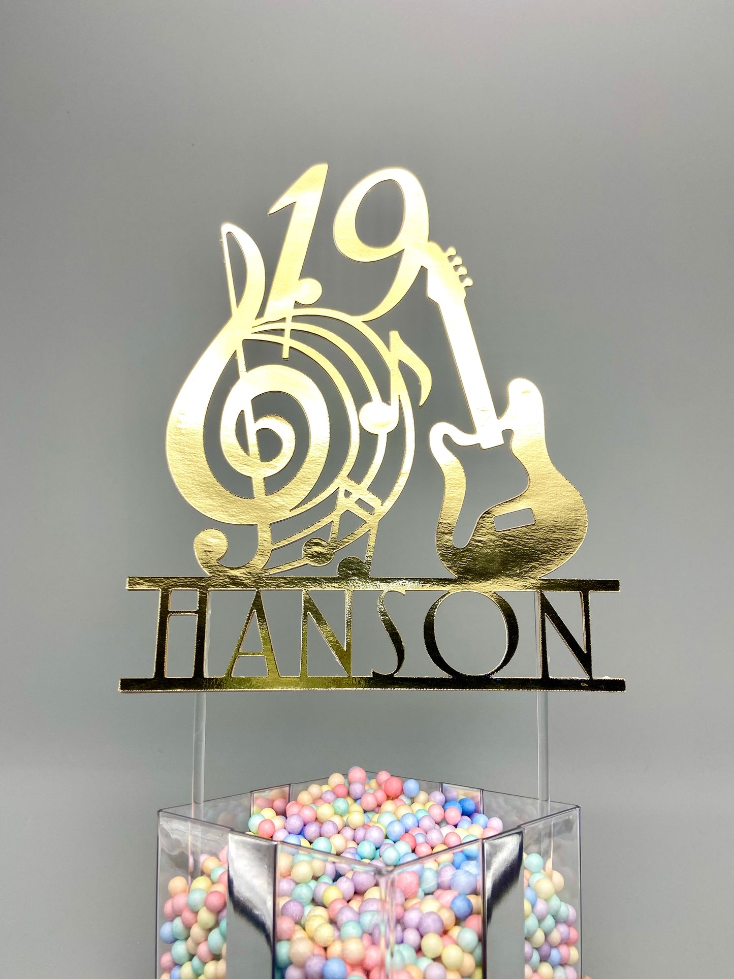 Handmade Single Layer Birthday Cake Topper - Custom theme made to order