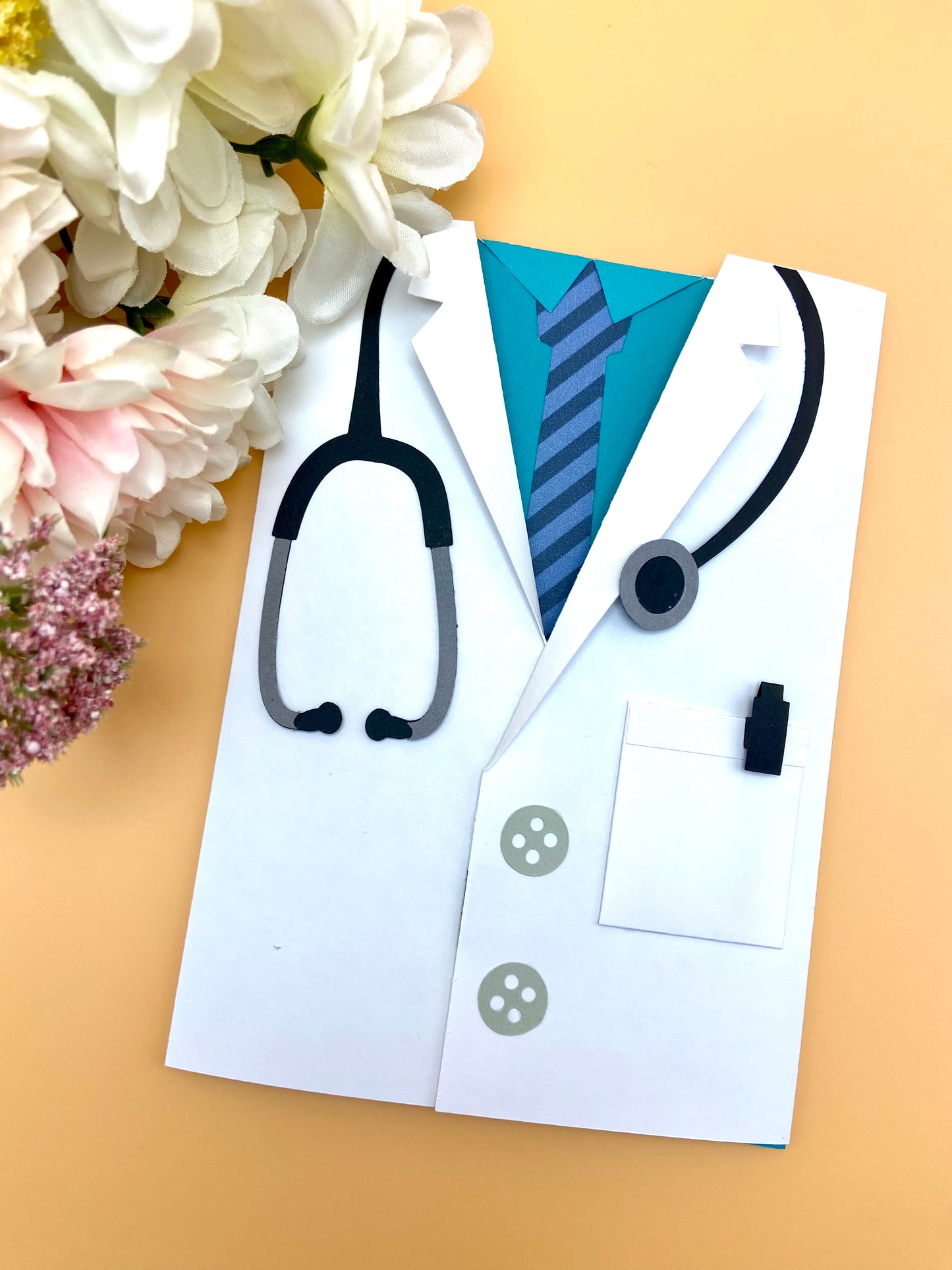 Handmade Personalized Doctor Card