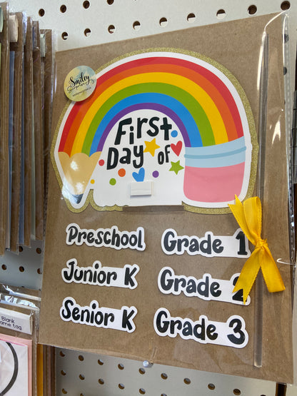 First Day of School Sign