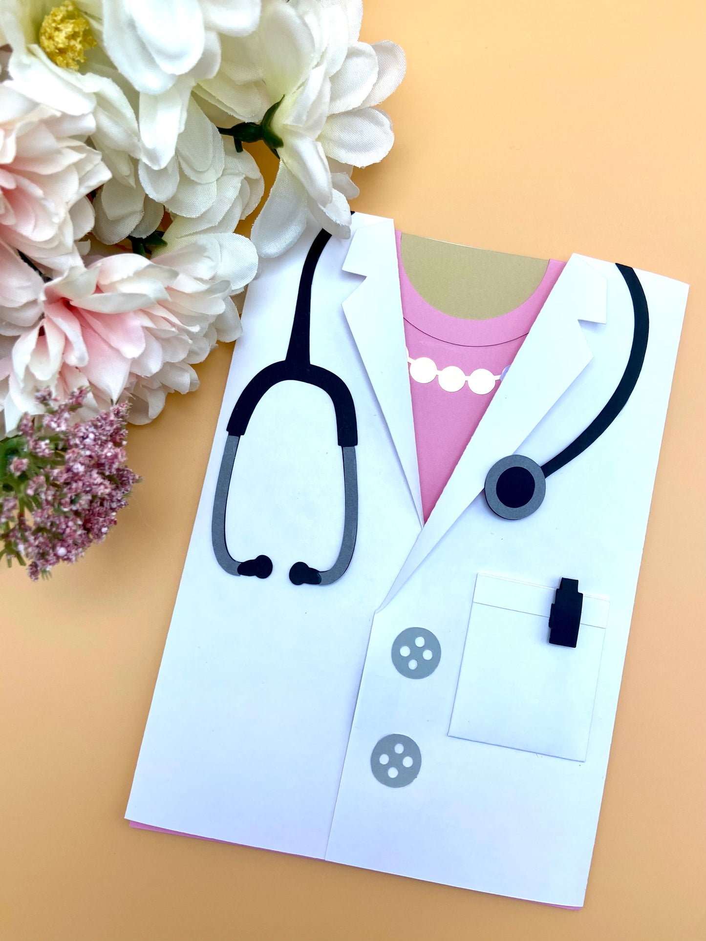 Handmade Personalized Doctor Card