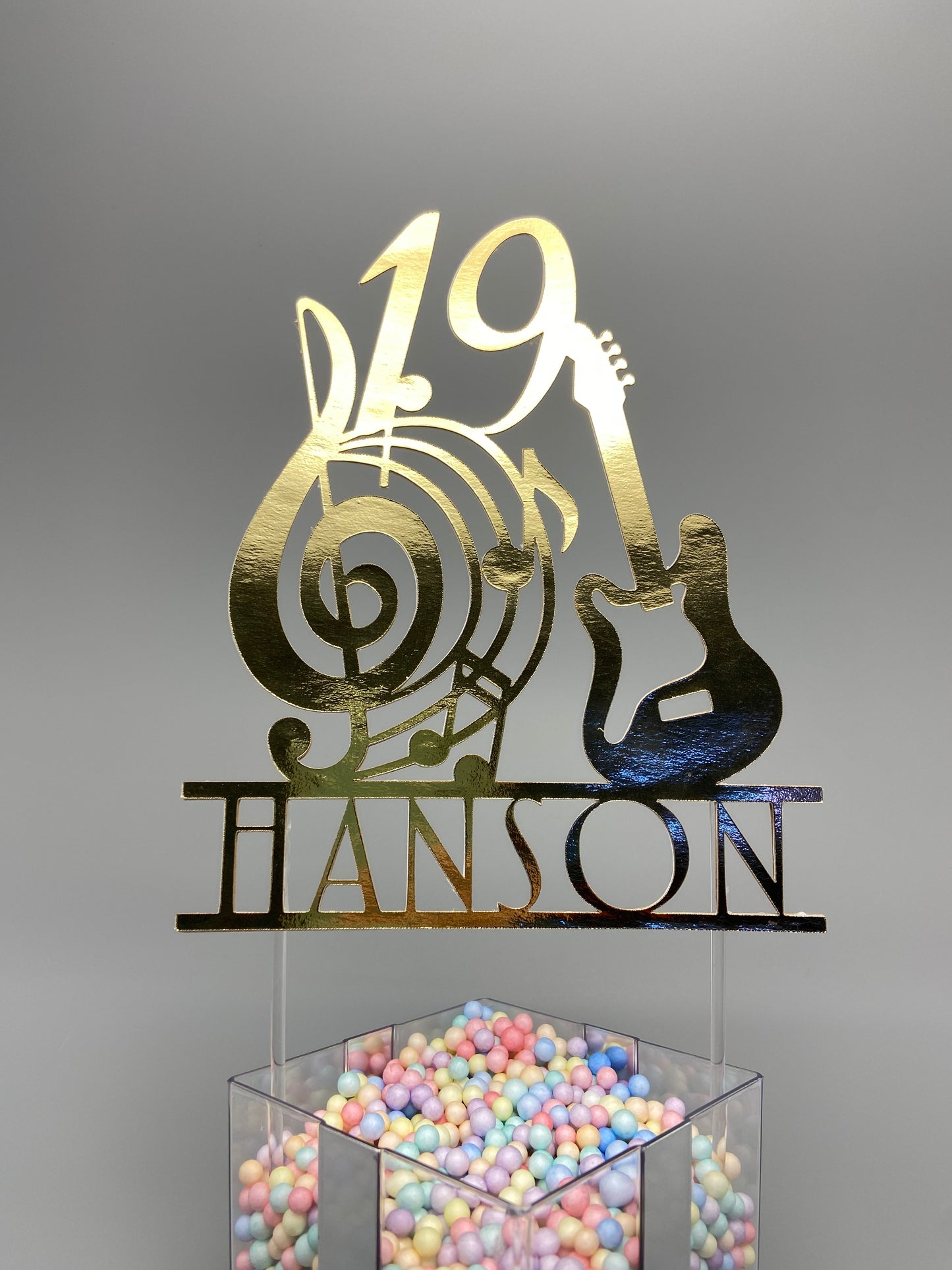 Handmade Single Layer Birthday Cake Topper - Custom theme made to order