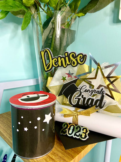 Handmade Personalized Graduation Gift (an edible decoration)