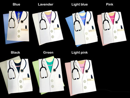 Handmade Personalized Doctor Card