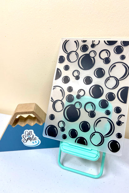 Embossing folders O-Bubbles