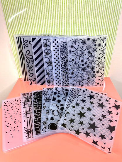 Embossing folders N-Snowflakes