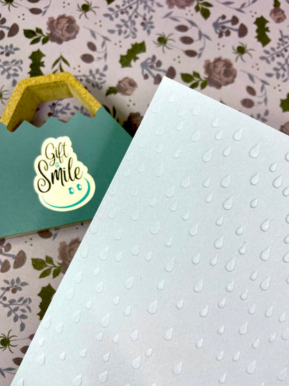 Embossing folders X-Rain drops