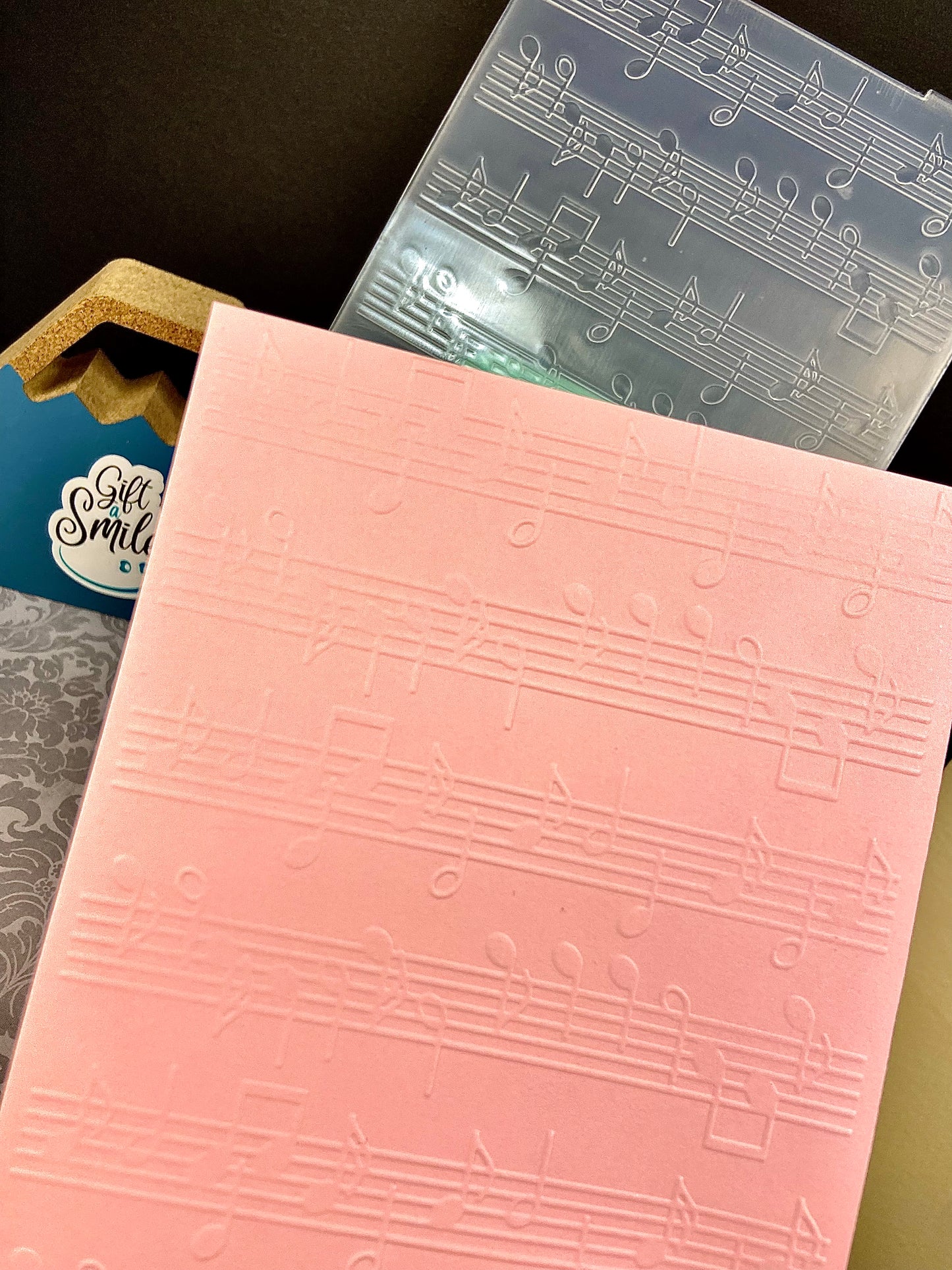 Embossing folders B-Piano Notes