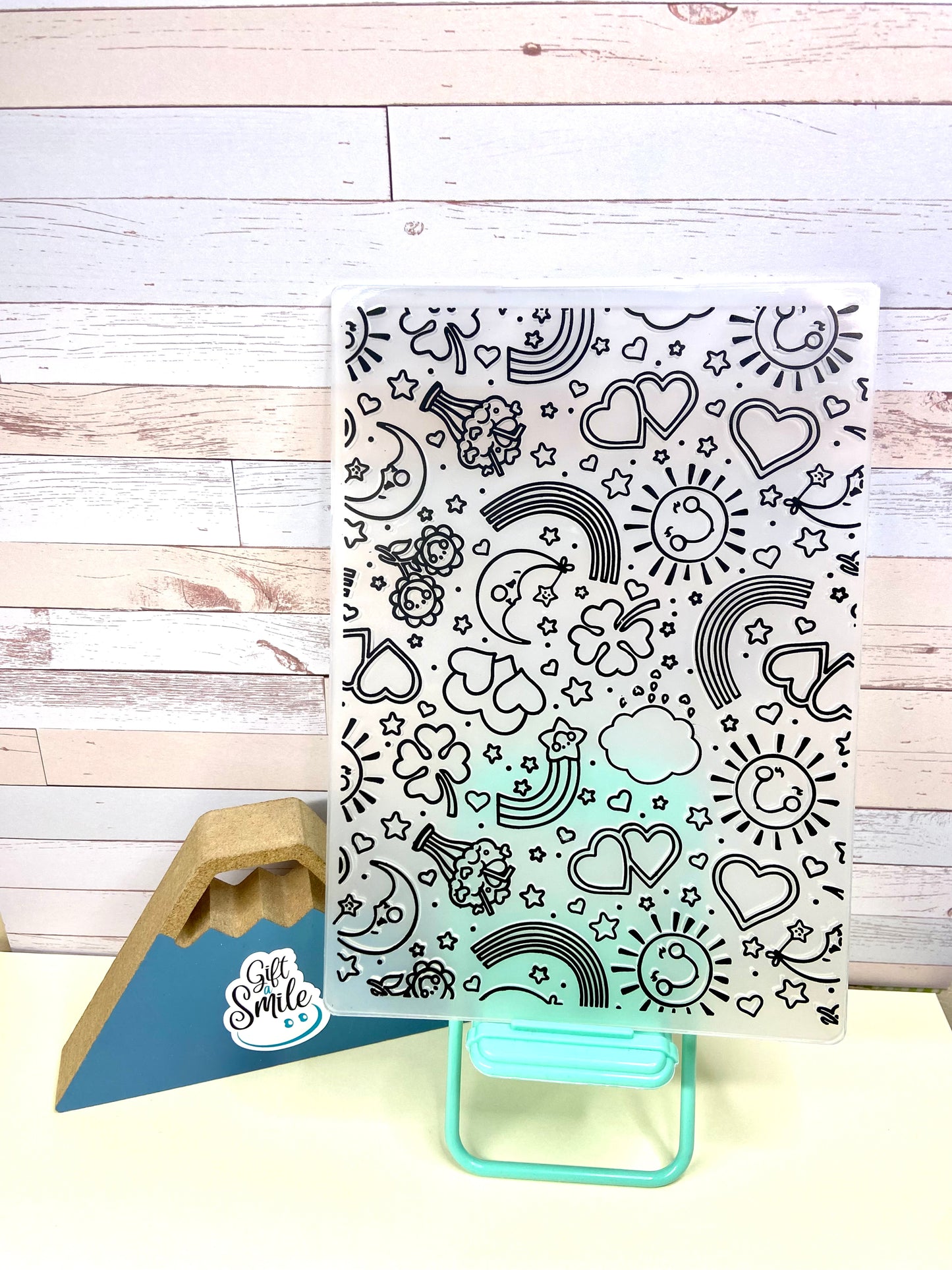 Embossing folders AA-Rainbow & Sun