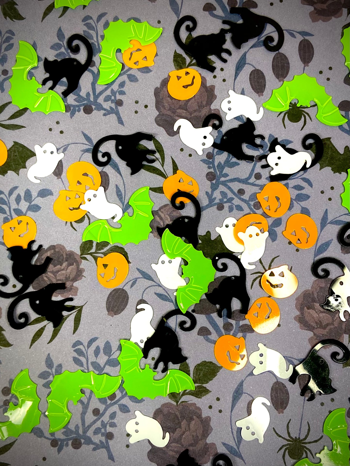 Halloween Black Cat Shiny Confetti