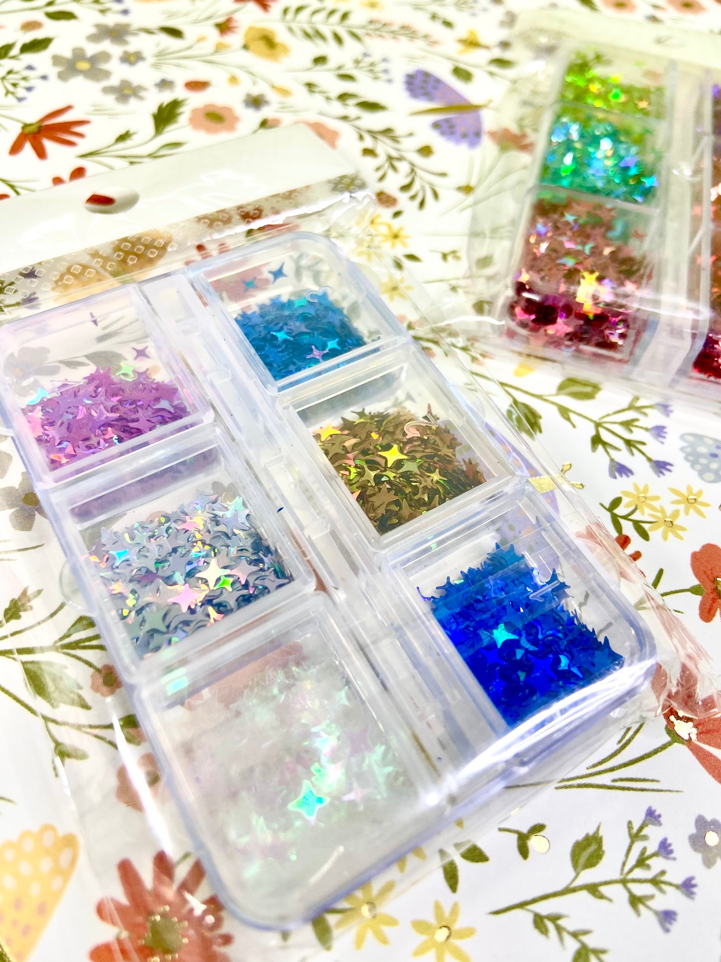 Holographic Cross Shaped Shiny Confetti