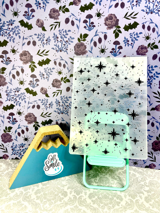 Embossing folders W-Cross stars