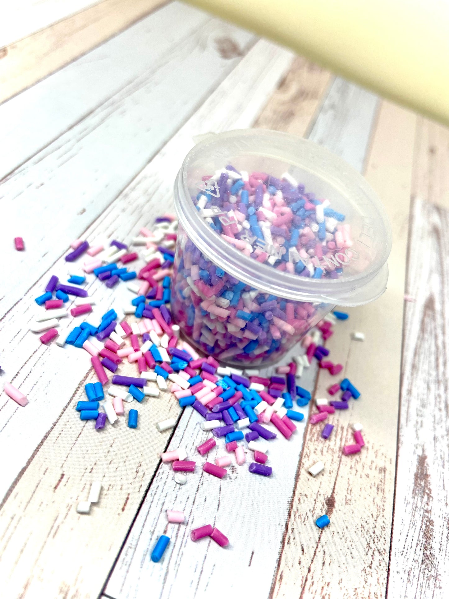 Purple Mixed Polymer Clay Sprinkle Bead