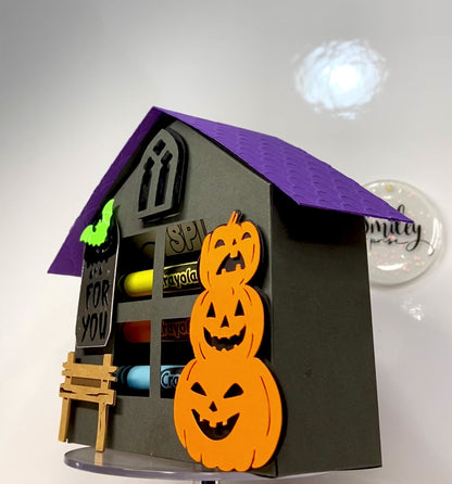 Handmade Halloween Personalized Haunted House